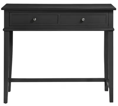 Franklin 2 Drawer Writing Desk - Black image