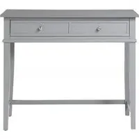 Franklin 2 Drawer Writing Desk - Grey