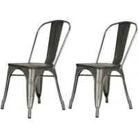 Frio Fusion Dining Chair - Gun Metal