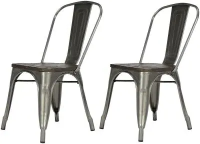 Frio Fusion Dining Chair - Gun Metal