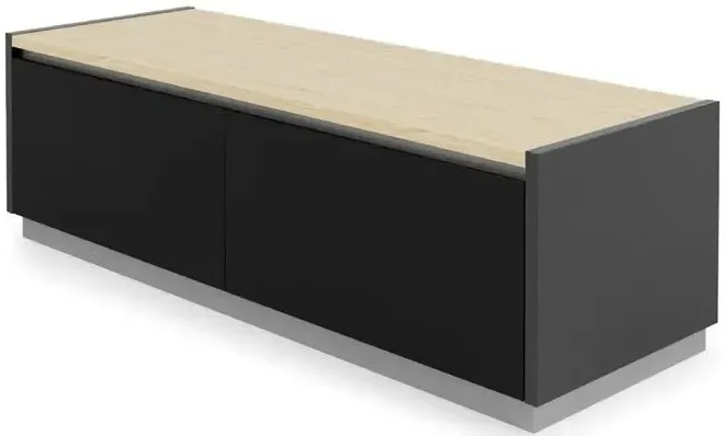 Horry 120cm TV Cabinet with Reversible Top - Oak, Walnut