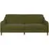 Jack 2-Seater Sofa Bed with Sprung Base - Green, Linen