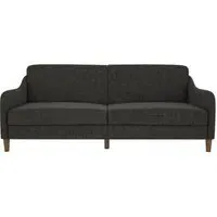 Jack 2-Seater Sofa Bed with Sprung Base - Grey, Linen