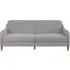Jack 2-Seater Sofa Bed with Sprung Base - Light Grey, Linen