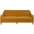 Jack 2-Seater Sofa Bed with Sprung Base - Mustard, Linen