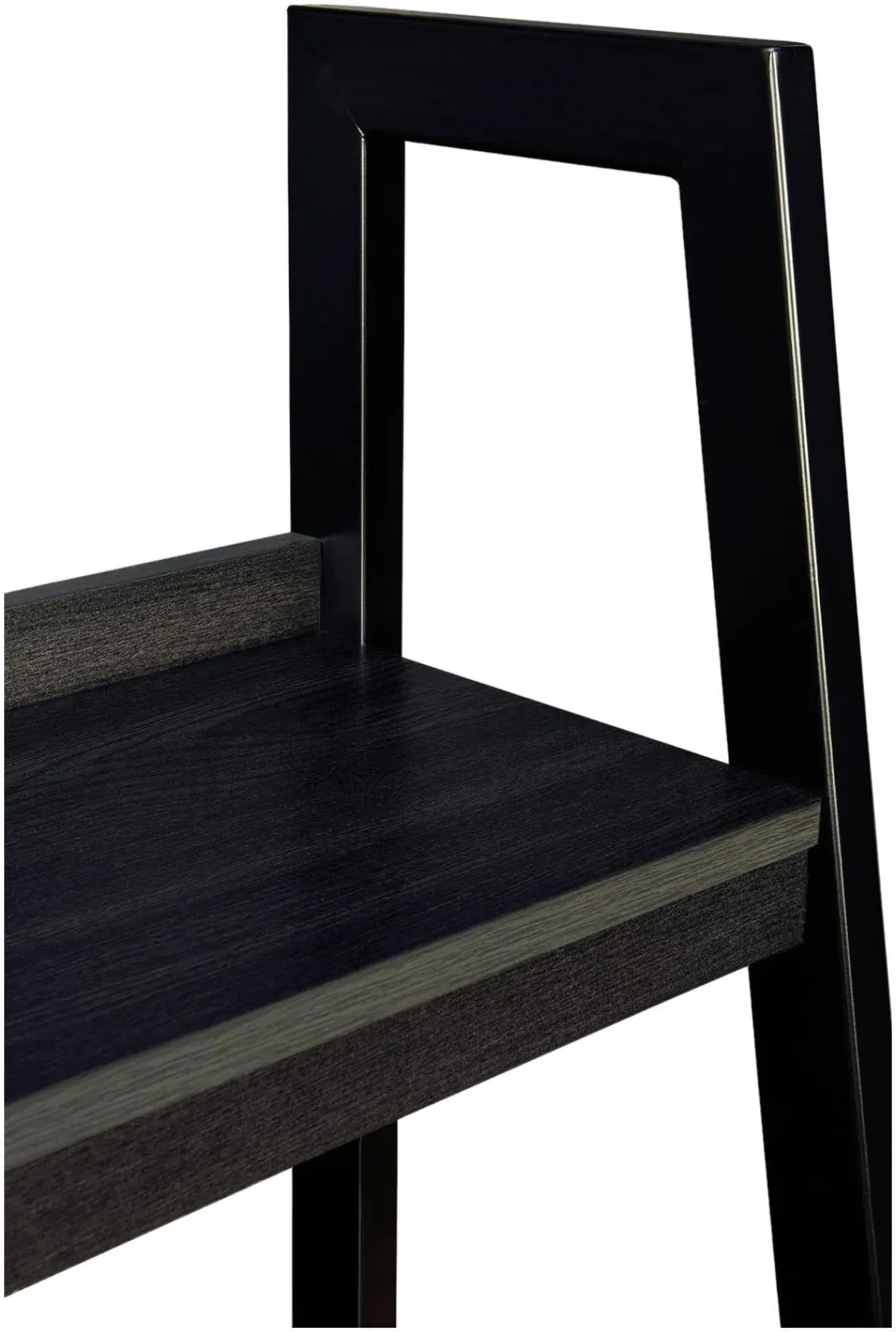 Laurens 4 Shelf Ladder Bookshelf - Black