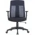 Leake Mesh Operator Chair with Arms - Black