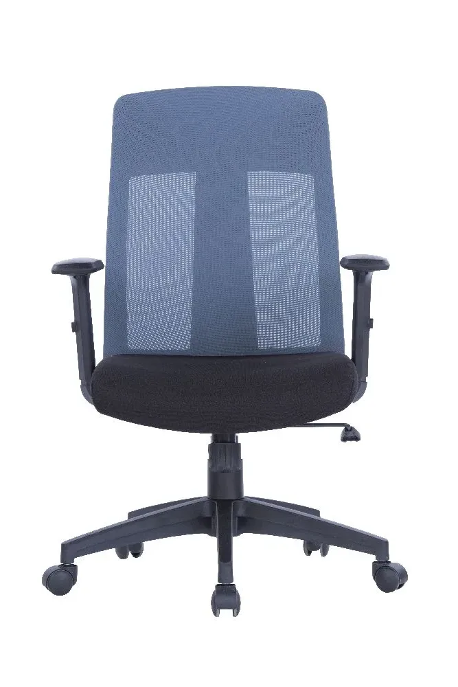 Leake Mesh Operator Chair with Arms - Grey