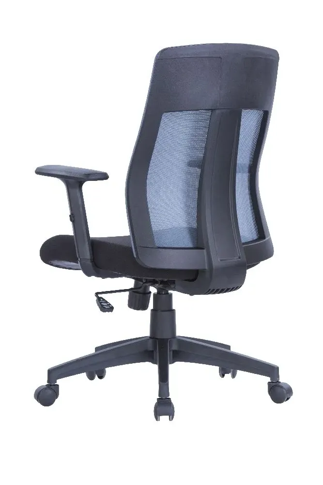 Leake Mesh Operator Chair with Arms - Grey