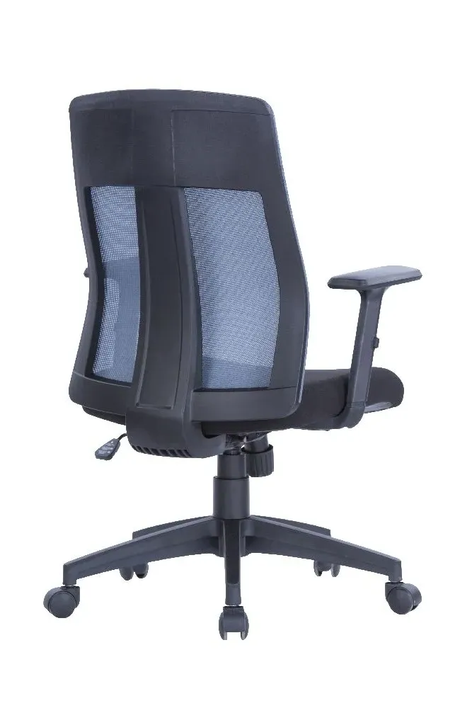 Leake Mesh Operator Chair with Arms - Grey