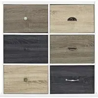 Merced 6 Door Storage Cabinet - White