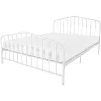 Novogratz Bushwick Metal Bed Frame - White