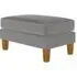 Nowata Bowen Ottoman - Grey, Chenille