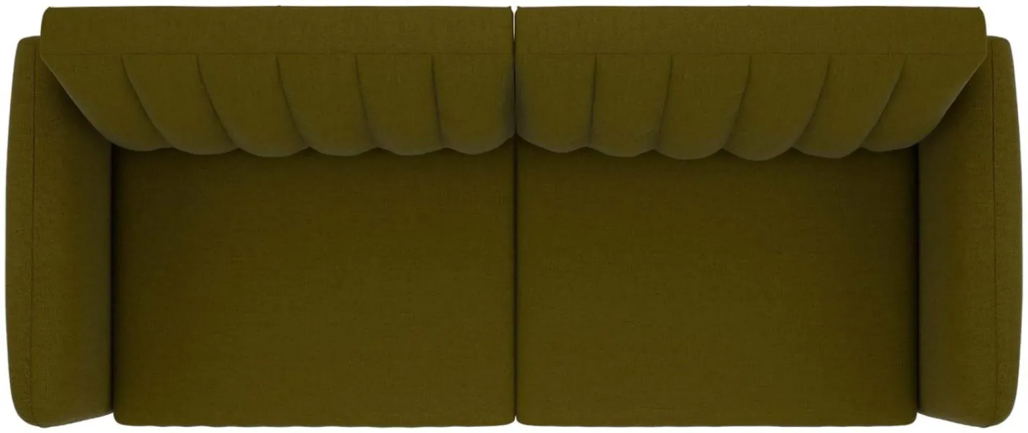 Nowata Brittany Futon Sofa Bed - Green, Linen