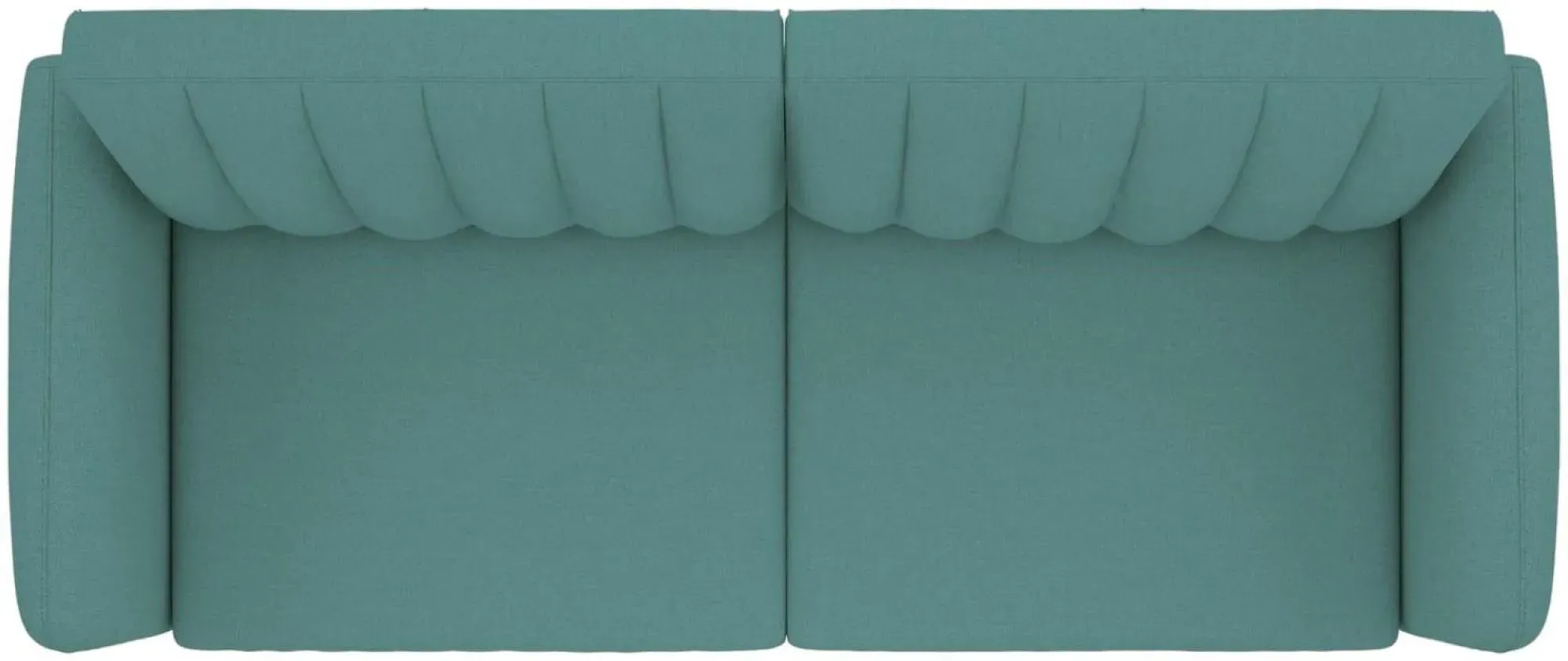 Nowata Brittany Futon Sofa Bed - Light Blue, Linen