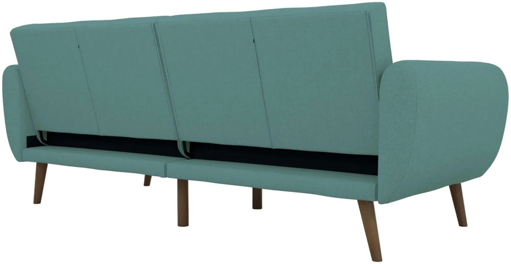 Nowata Brittany Futon Sofa Bed - Light Blue, Linen