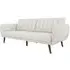 Nowata Brittany Futon Sofa Bed - Light Grey, Linen
