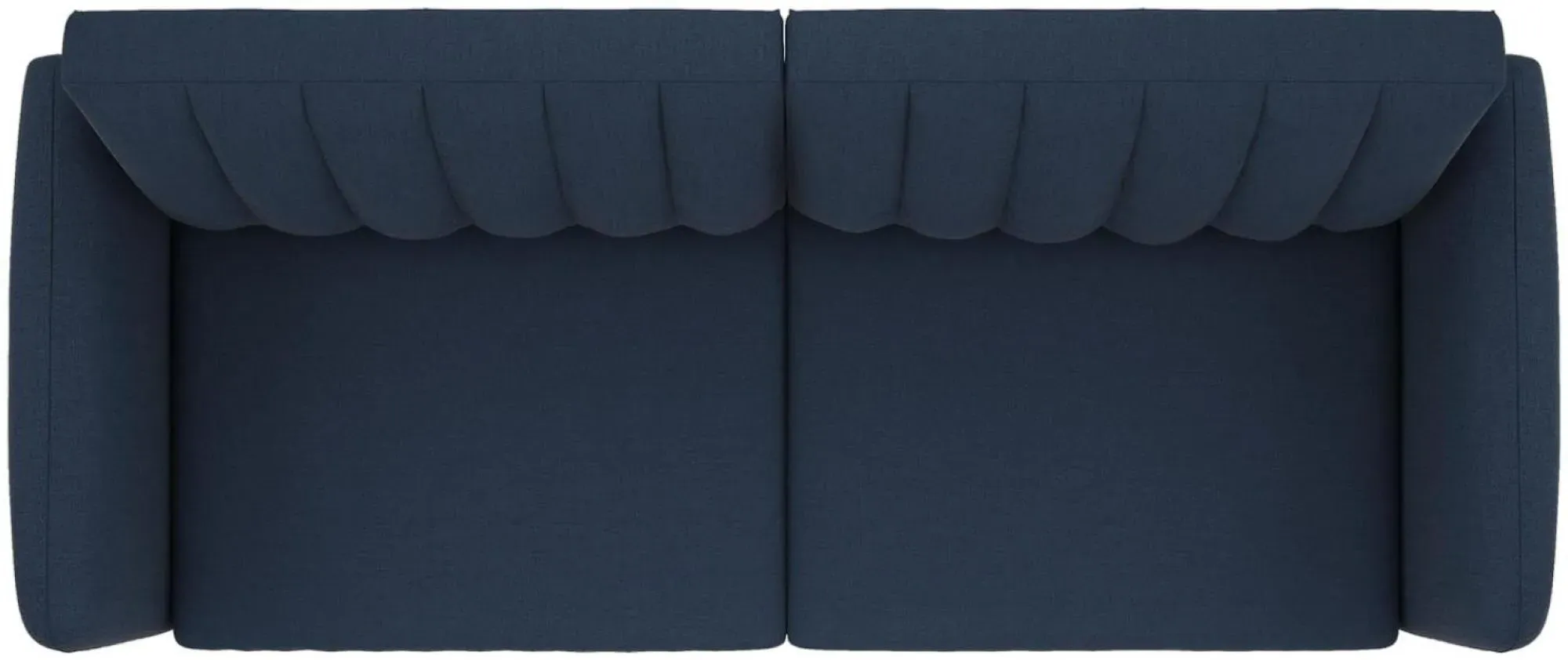Nowata Brittany Futon Sofa Bed - Navy, Linen