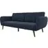 Nowata Brittany Futon Sofa Bed - Navy, Linen