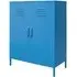 Nowata Cache 2 Door Locker Storage Cabinet - Blue