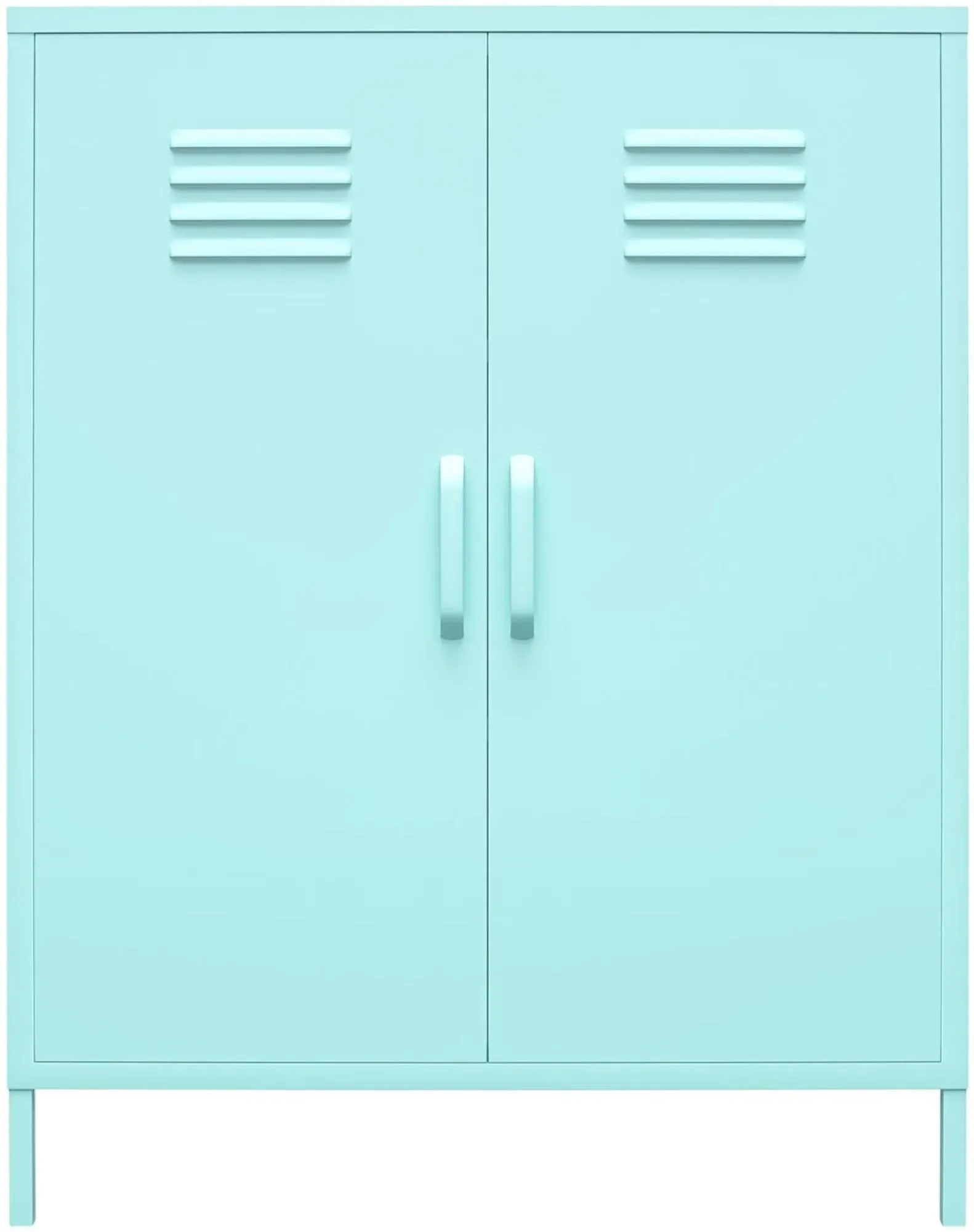 Nowata Cache 2 Door Locker Storage Cabinet - Mint