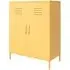Nowata Cache 2 Door Locker Storage Cabinet - Yellow