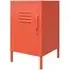 Nowata Cache Locker End Table - Orange