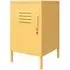 Nowata Cache Locker End Table - Yellow
