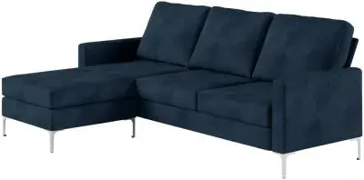 Nowata Chapman Sectional Sofa - Blue, Velvet image