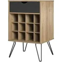 Nowata Contra Wine Rack Cabinet - Natural