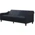Nowata Tufted Futon Sofa Bed - Blue, Velvet
