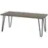 Obion Coffee Table with Hairpin Legs - Rustic Oak