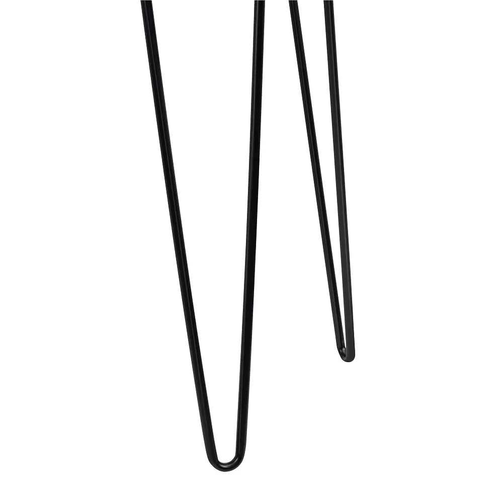 Obion Desk with Hairpin Legs - Walnut