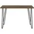 Obion Desk with Hairpin Legs - Walnut