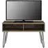 Obion TV Stand with Hairpin Legs - Walnut