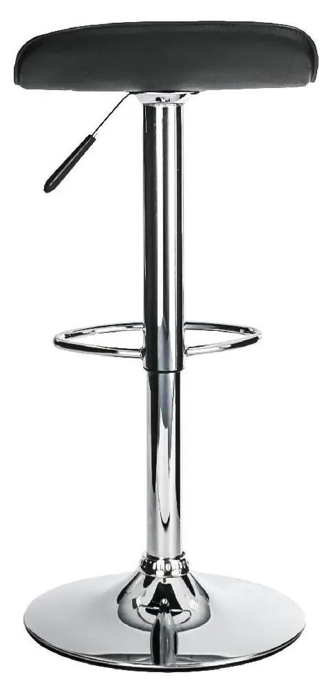 Ogle Barstool Set of 2 - Black, Leather