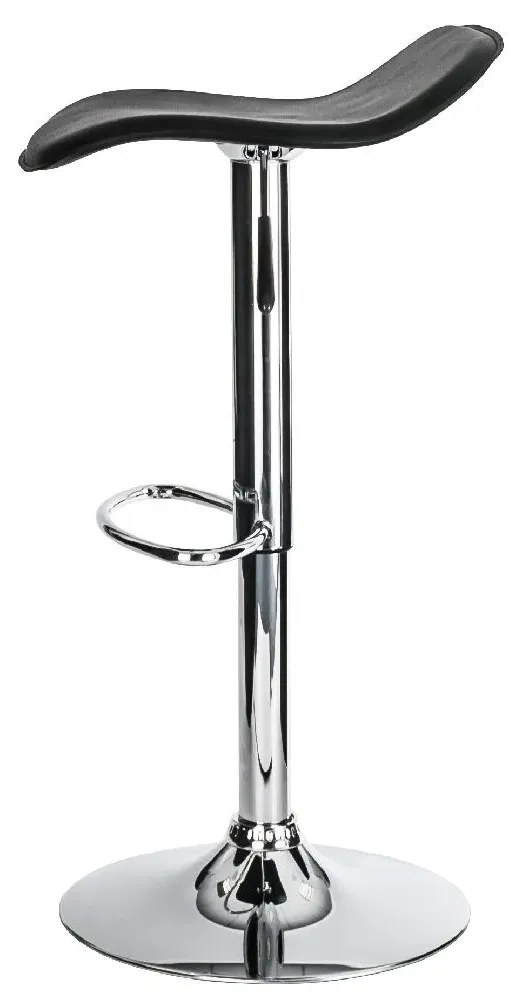 Ogle Barstool Set of 2 - Black, Leather