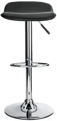 Ogle Barstool Set of 2 - Black, Leather image