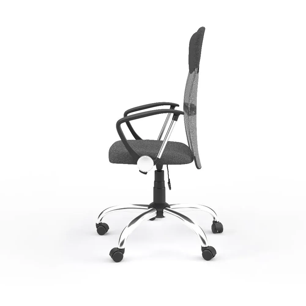 Orlando Office Chair - Grey, Mesh Fabric