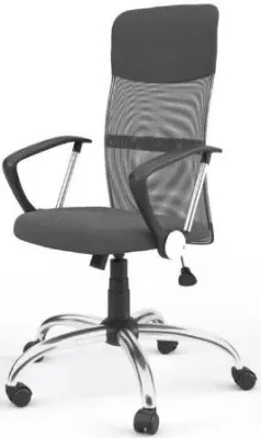 Orlando Office Chair - Grey, Mesh Fabric