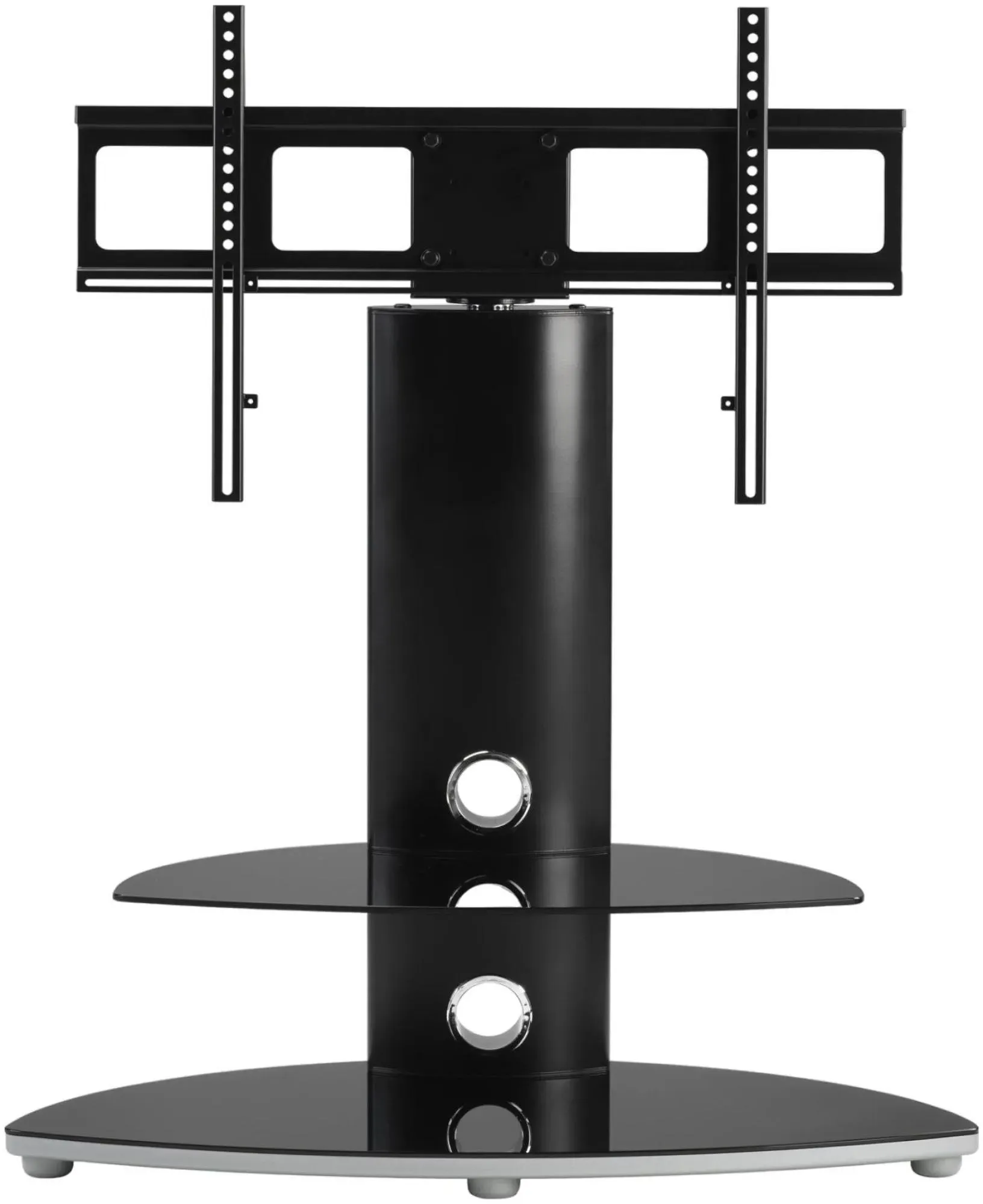 Paha 2 Shelf TV Stand with Bracket - Black