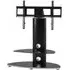 Paha 2 Shelf TV Stand with Bracket - Black