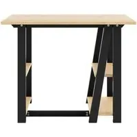 Pepin Compact Study Desk - Oak, Black