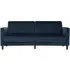 Pinto Tufted 2-Seater Sofa Bed - Blue, Velvet