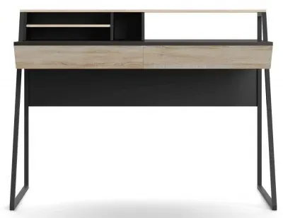 Salem Home Office Desk - Oak, Black image