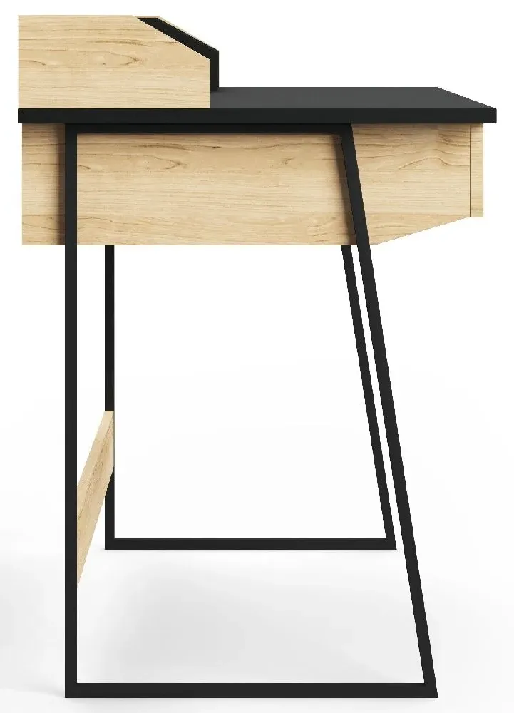 Salford Home Office Desk - Black, Oak