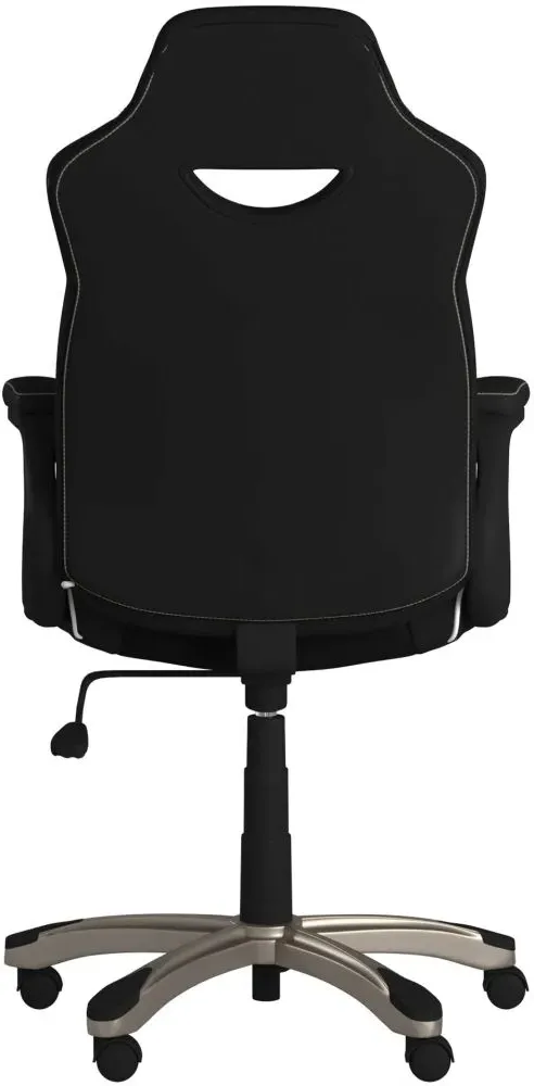 Sevier Office Chair - Black, Faux Leather