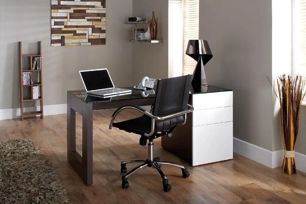 Solano Executive Computer Desk - Walnut