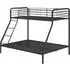 Soto Single over Double Bunk Bed - Black, Metal