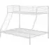 Soto Single over Double Bunk Bed - White, Metal
